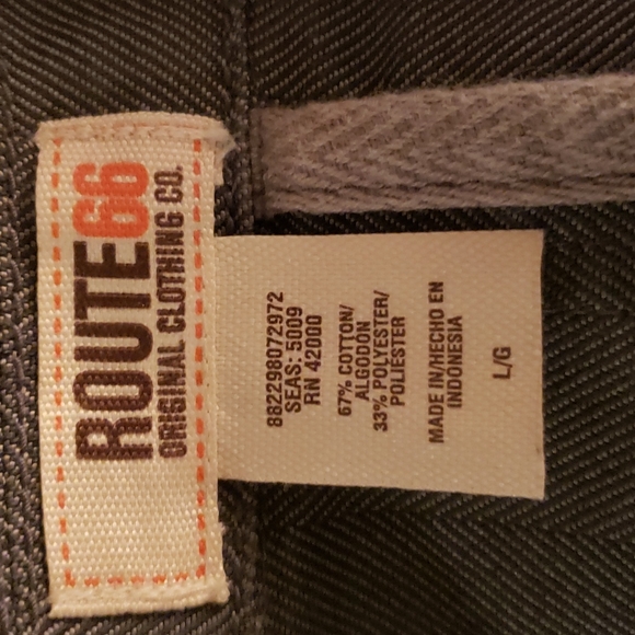 Route 66 Gray Jean Jacket Size Large - Picture 5 of 5